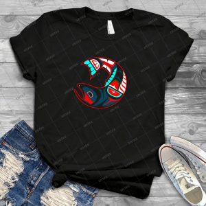 Haida Fisch 1 17 - Trending Shirt For Women Vintage Retro Tee For Men Kid's T-Shirt Handmade Shirt