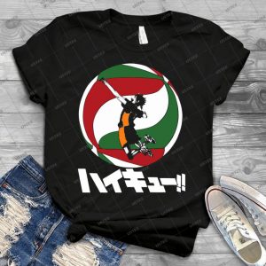 Haikyuu - Vintage Men's Shirt Tshirt For Women Classic Handmade Shirt Retro Graphic Tee