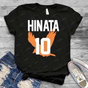 Haikyuu  Jersey Hinata Number 10 - Karasuno - - Best Unisex Trending Handmade T-shirt Gift Idea For Men T-shirt For Woman