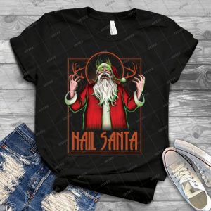 Hail Santa - Gift Idea Shirt For Men Tee For Women Classic Retro Vintage Graphic T-Shirt