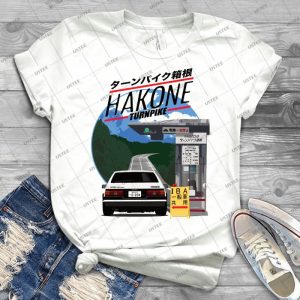 Hakone Toyota Ae86 Trueno - Vintage Men's Shirt Tshirt For Women Classic Handmade Shirt Retro Graphic Tee
