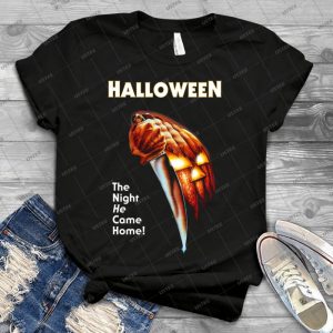 Halloween Movie Poster - Vintage Men's Shirt Tshirt For Women Classic Handmade Shirt Retro Graphic Tee