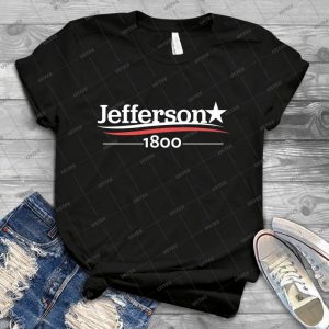 Hamilton Musical Thomas Jefferson 1800 Burr Election Of 1800 - Vintage Men's Shirt Tshirt For Women Classic Handmade Shirt Retro Graphic Tee