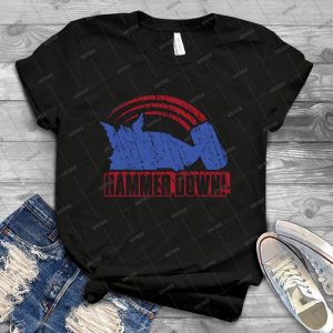 Hammer Down 82 - Vintage Men's Shirt Tshirt For Women Classic Handmade Shirt Retro Graphic Tee