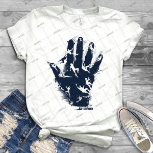 Hand Climb - Vintage Men's Shirt Tshirt For Women Classic Handmade Shirt Retro Graphic Tee