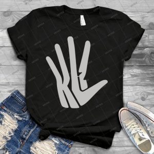 Hand Logo Gray - Gift Idea Shirt For Men Tee For Women Classic Retro Vintage Graphic T-Shirt