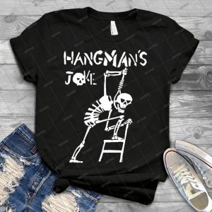 Hangmans Joke 95 - Vintage Men's Shirt Tshirt For Women Classic Handmade Shirt Retro Graphic Tee
