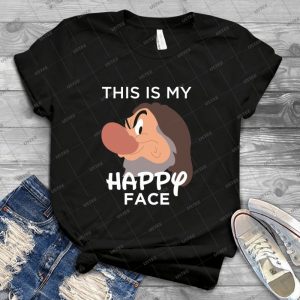 Happy Face - Best Unisex Trending Handmade T-shirt Gift Idea For Men T-shirt For Woman