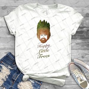 Happy Little Watercolor Trees - Best Unisex Trending Handmade T-shirt Gift Idea For Men T-shirt For Woman