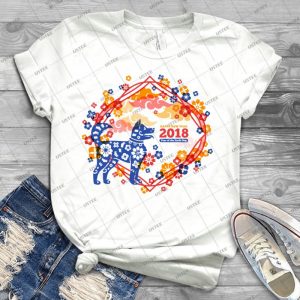 Happy New Year Of The Earth Dog 2018 - Best Unisex Trending Handmade T-shirt Gift Idea For Men T-shirt For Woman