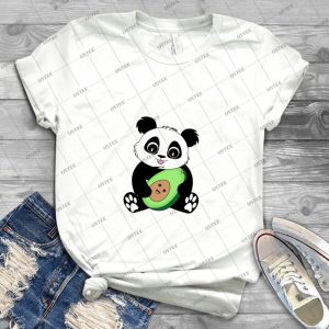 Happy Panda Loves Avocado Cuddles 23 - Best Unisex Trending Handmade T-shirt Gift Idea For Men T-shirt For Woman