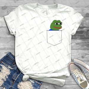 Happy Pocket Pepe - Best Unisex Trending Handmade T-shirt Gift Idea For Men T-shirt For Woman