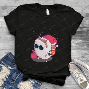 Happy Santa Sushi - Vintage Men's Shirt Tshirt For Women Classic Handmade Shirt Retro Graphic Tee