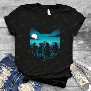 Happy Silhouette 24 - Vintage Men's Shirt Tshirt For Women Classic Handmade Shirt Retro Graphic Tee