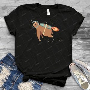 Happy Sloth Spaceman Rocket Jet Pack 31 - Best Unisex Trending Handmade T-shirt Gift Idea For Men T-shirt For Woman