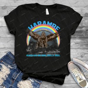 Harambe-Gorilla Angel - Best Unisex Trending Handmade T-shirt Gift Idea For Men T-shirt For Woman