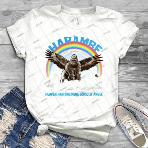 Harambe-Gorilla Angel - Gift Idea Shirt For Men Tee For Women Classic Retro Vintage Graphic T-Shirt