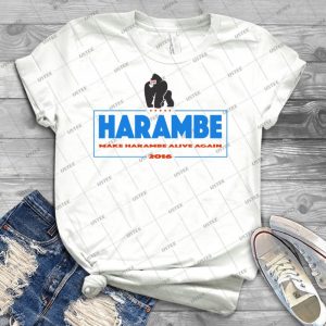Harambe-Make Harambe Alive Again - Best Unisex Trending Handmade T-shirt Gift Idea For Men T-shirt For Woman