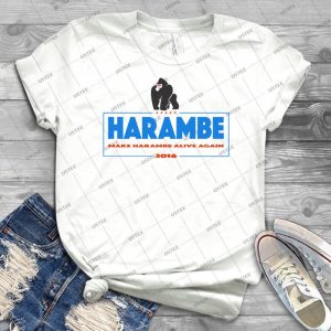 Harambe-Make Harambe Alive Again - Gift Idea Shirt For Men Tee For Women Classic Retro Vintage Graphic T-Shirt