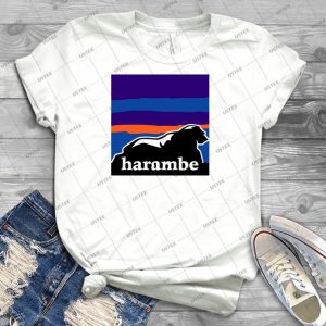 Harambe-Remember T-Shirt - Best Unisex Trending Handmade T-shirt Gift Idea For Men T-shirt For Woman