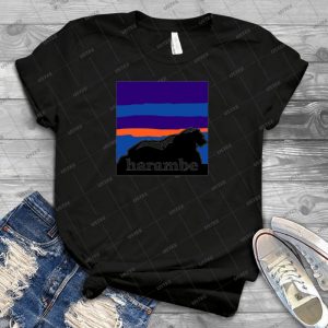 Harambe - Remember T-shirt 79 - Vintage Men's Shirt Tshirt For Women Classic Handmade Shirt Retro Graphic Tee