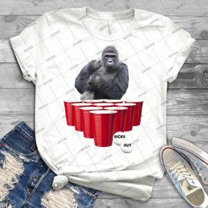 Harambe Beer Pong 9 - Vintage Men's Shirt Tshirt For Women Classic Handmade Shirt Retro Graphic Tee