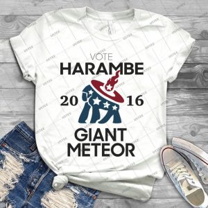 Harambe Giant Meteor 2016 - Best Unisex Trending Handmade T-shirt Gift Idea For Men T-shirt For Woman
