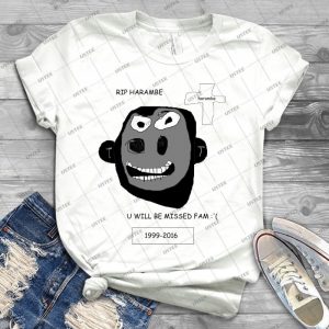 Harambe Lives On - Best Unisex Trending Handmade T-shirt Gift Idea For Men T-shirt For Woman