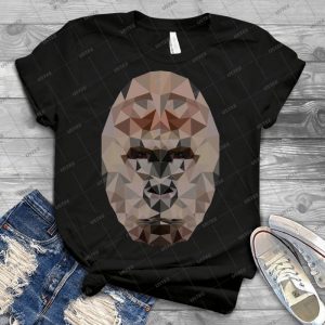 Harambe Low Poly - Best Unisex Trending Handmade T-shirt Gift Idea For Men T-shirt For Woman