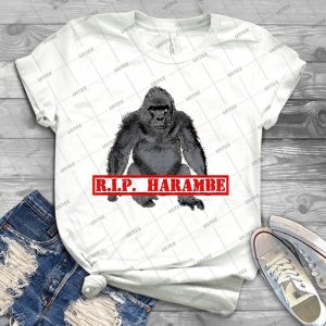 Harambe Rip Harambe The Gorilla - Best Unisex Trending Handmade T-shirt Gift Idea For Men T-shirt For Woman