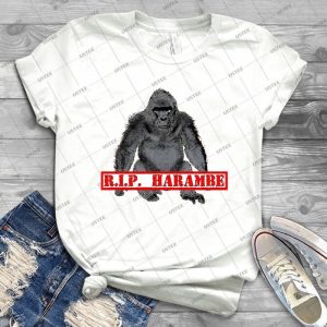 Harambe Rip Harambe The Gorilla - Gift Idea Shirt For Men Tee For Women Classic Retro Vintage Graphic T-Shirt