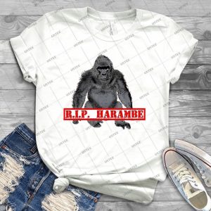 Harambe Rip Harambe The Gorilla - Trending Shirt For Women Vintage Retro Tee For Men Kid's T-Shirt Handmade Shirt