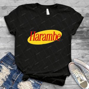 Harambe Seinfeld - Gift Idea Shirt For Men Tee For Women Classic Retro Vintage Graphic T-Shirt