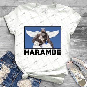 Harambe T Shirt - Best Unisex Trending Handmade T-shirt Gift Idea For Men T-shirt For Woman