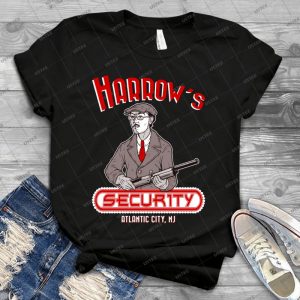 Harrow S Security - Vintage Men's Shirt Tshirt For Women Classic Handmade Shirt Retro Graphic Tee