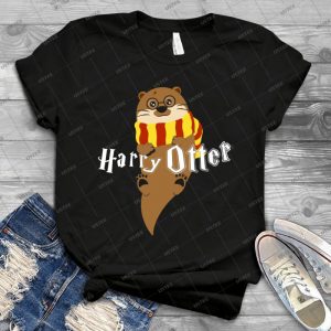 Harry Otter - Vintage Men's Shirt Tshirt For Women Classic Handmade Shirt Retro Graphic Tee