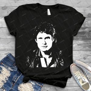 Hasselhoff 38 - Vintage Men's Shirt Tshirt For Women Classic Handmade Shirt Retro Graphic Tee