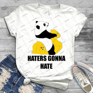 Haters Gonna Hate- Panda - Gift Idea Shirt For Men Tee For Women Classic Retro Vintage Graphic T-Shirt