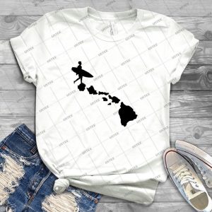 Hawaii  T Shirt - Vintage Men's Shirt Tshirt For Women Classic Handmade Shirt Retro Graphic Tee