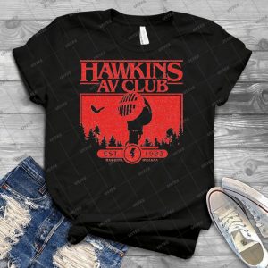 Hawkins Av Club - Best Unisex Trending Handmade T-shirt Gift Idea For Men T-shirt For Woman