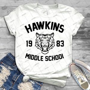 Hawkins Middle School - Best Unisex Trending Handmade T-shirt Gift Idea For Men T-shirt For Woman