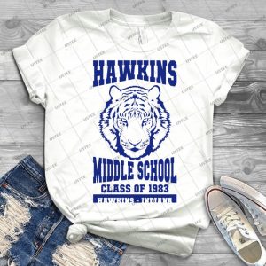 Hawkins T Shirt - Gift Idea Shirt For Men Tee For Women Classic Retro Vintage Graphic T-Shirt