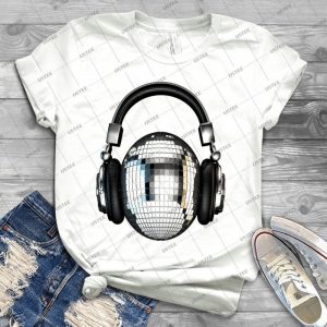 Headphone Disco Ball - Best Unisex Trending Handmade T-shirt Gift Idea For Men T-shirt For Woman