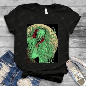 Heartless Ram Faced Lady - Vintage Men's Shirt Tshirt For Women Classic Handmade Shirt Retro Graphic Tee