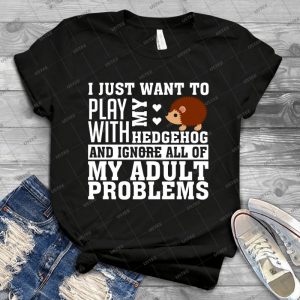Hedgehog 29 - Vintage Men's Shirt Tshirt For Women Classic Handmade Shirt Retro Graphic Tee