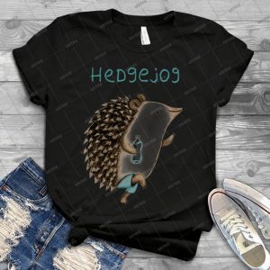 Hedgejog 77 - Vintage Men's Shirt Tshirt For Women Classic Handmade Shirt Retro Graphic Tee