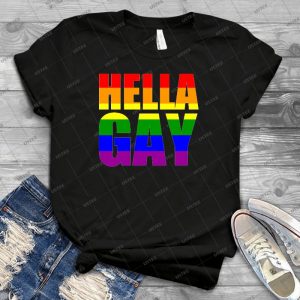 Hella Gay 66 - Best Unisex Trending Handmade T-shirt Gift Idea For Men T-shirt For Woman