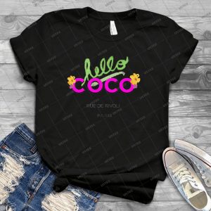 Hello Coco Designer Inspired T Shirt - Best Unisex Trending Handmade T-shirt Gift Idea For Men T-shirt For Woman