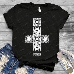 Hellraiser Box - Clive Barker 8 - Vintage Men's Shirt Tshirt For Women Classic Handmade Shirt Retro Graphic Tee