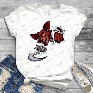 Here S Foxy 15 - Trending Shirt For Women Vintage Retro Tee For Men Kid's T-Shirt Handmade Shirt